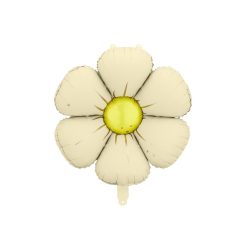   Fólia lufi százszorszép füzérekhez, 65 cm átmérőjű, krémszínű (1 pkt / 4 db)