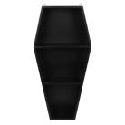 Koporsó alakú dekoratív polc