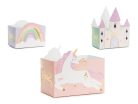 Castle and Unicorns snack boxes, mix (1 pkt / 6 pc.)