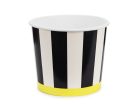Snack Buckets Stripes, 14 cm, mix (1 pkt / 2 db.)