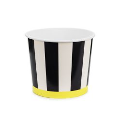 Snack Buckets Stripes, 14 cm, mix (1 pkt / 2 db.)