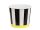 Snack Buckets Stripes, 14 cm, mix (1 pkt / 2 db.)