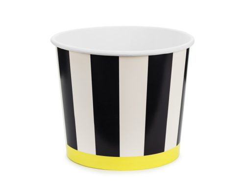 Snack Buckets Stripes, 14 cm, mix (1 pkt / 2 db.)
