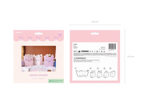 Cat Snack Boxes, Mixed (1 pkt / 3 pc.)