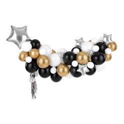 Léggömbfüzér Csillagok, mix, 167x135 cm