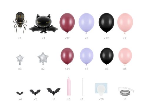 Balloon girland Halloween, mix