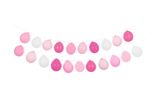 Balloon garland 3in1, pink