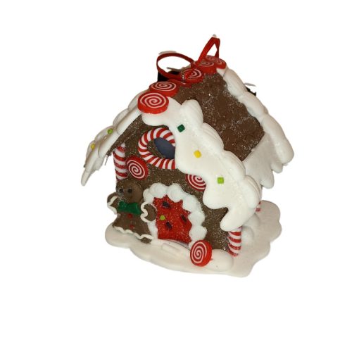 Világító mézeskalács házikó