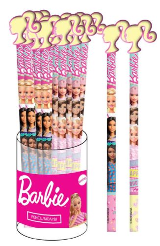 Barbie Happy Thoughts HB grafit ceruza forma radír véggel