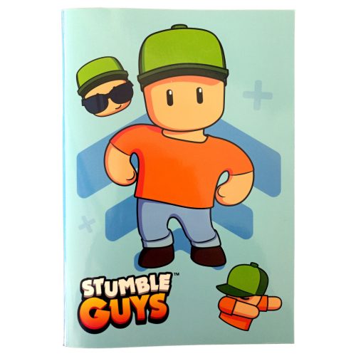 Stumble Guys Race B/5 vonalas füzet 40 lapos
