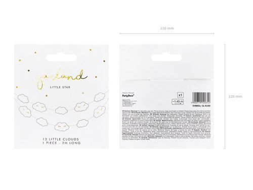 Garland Little Star - Felhők, 1,45 m