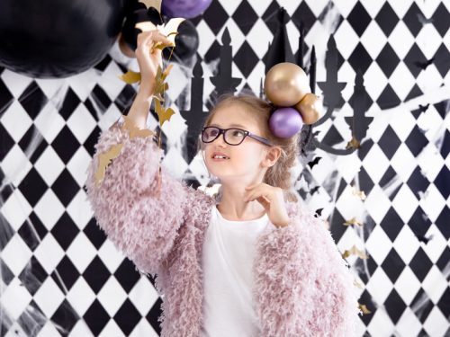 Garland denevér , arany, 1,5 m