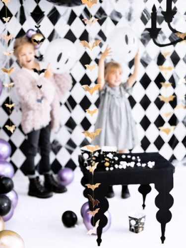 Garland denevér , arany, 1,5 m