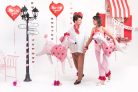 Garland Hearts, rosegold, 3,5 m