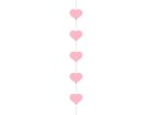 Garland Hearts, rózsaszín, 3,5 m