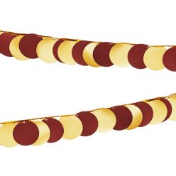 Metallic Garland Circles, color mix, 2.2 m