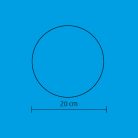 Gömb dekoráció, LED-es,  20 cm átmérő