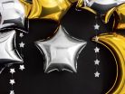 Garland Stars, ezüst, 3,6 m