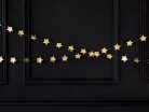 Garland Stars, arany, 3,6 m