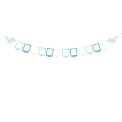 Fényképkeret füzér - Bálna, 10,5x15 cm, mix