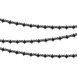 Szövetfüzér Denevérek, fekete, 4m