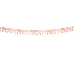   Papír girland masnikkal, háromszínű változat, kb. 3 méter