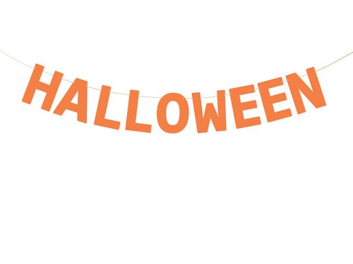 Banner Halloween, 2,5 m, narancssárga