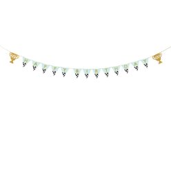 Banner Happy Birthday Trophy Cup, 2,5 m, mix