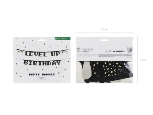 Banner Level up, 2,5 m, mix