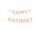 Banner Happy Birthday, mix, 200x14.5 cm