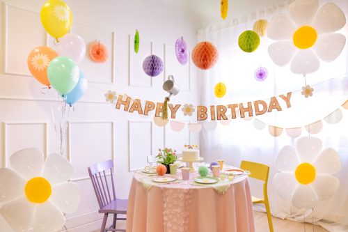 Banner Happy Birthday, mix, 200x14.5 cm
