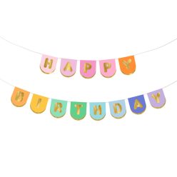 Banner Boldog születésnapot, mix, 163x12 cm