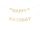 Banner Happy Birthday mix, 220x14.5 cm