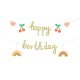 Banner Happy Birthday, mix, 100x18 cm