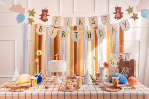 First Birthday Banner with Bears, 2.55 m