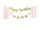Banner Happy Birthday Unicorns, 230x17.5 cm, mix