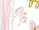 Banner Happy Birthday Unicorns, 230x17.5 cm, mix
