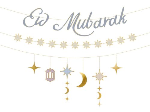 Eid Mubarak Banner, 200 cm, mix