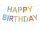 Happy Birthday Banner, 2,2 m, mix