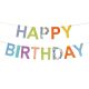 Happy Birthday Banner, 2,2 m, mix