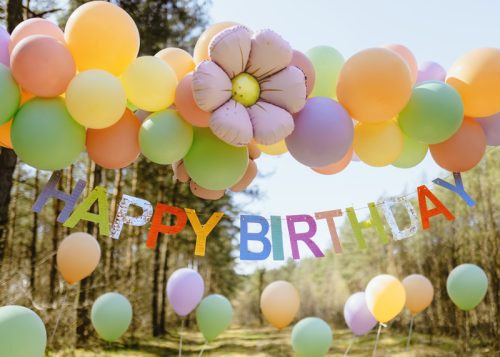 Happy Birthday Banner, 2,2 m, mix