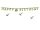 Jurassic World Happy Birthday papír banner, 45x165 cm