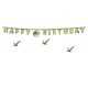 Jurassic World Happy Birthday papír banner, 45x165 cm