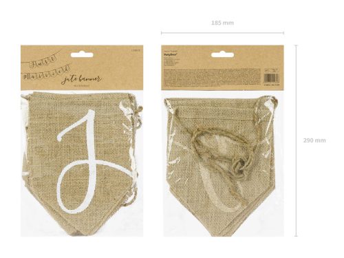 Banner Frissen házas, 23x185 cm