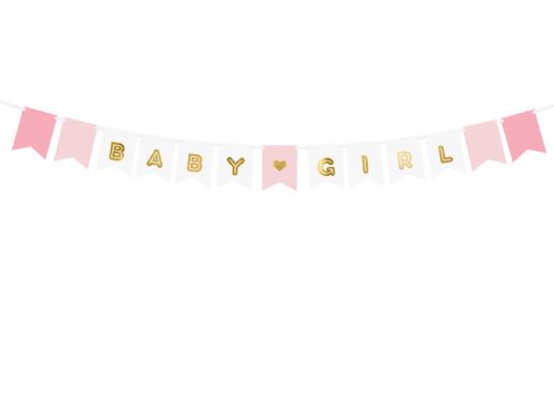 Banner Baby Girl, mix, 15 x 175 cm