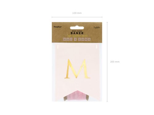 Banner M���� ��ona, világos rózsaszín, 15 x 110 cm