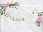 Banner Heaven Sent, arany, 14,5x85 cm