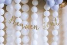 Banner Heaven Sent, arany, 14,5x85 cm