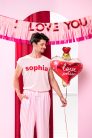 Banner I Love You, 150x30 cm, mix