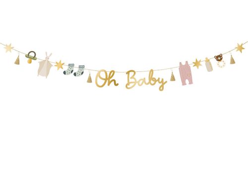 Banner Oh baby, mix, 2,5 m